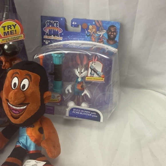 Space Jam A New Legacy LeBron James Bugs Bunny Action Figures Toys NIB Lot Of 4 - Picture 7 of 9